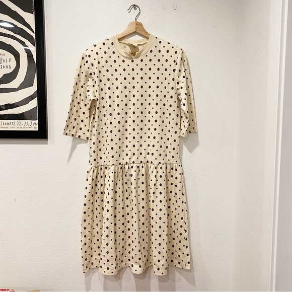 Eber San Francisco Vintage Cream Floral Dress - Picture 1 of 5
